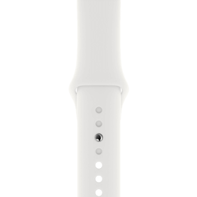 Bracelet sport blanc Apple Watch 40mm