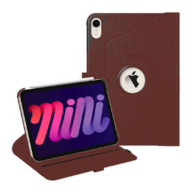 Draaibare iPad hoes voor iPad Mini 6 - Bruin