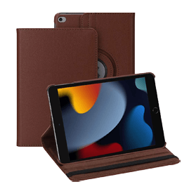 iPad 2019/2020/2021 Rotation Case bruin