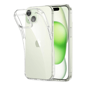 Anti Burst case transparant voor iPhone 15