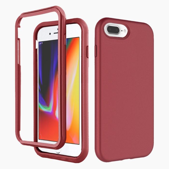 Purper nooit Ideaal Rood 360-graden hoesje voor iPhone 7/8 Plus | Forza