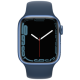 Refurbished Apple Watch Series 7 45mm aluminium blauw wifi met blauw sportbandje                            