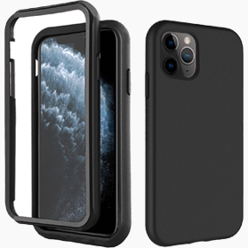 iPhone 11 Pro screenprotector & zwarte hoes