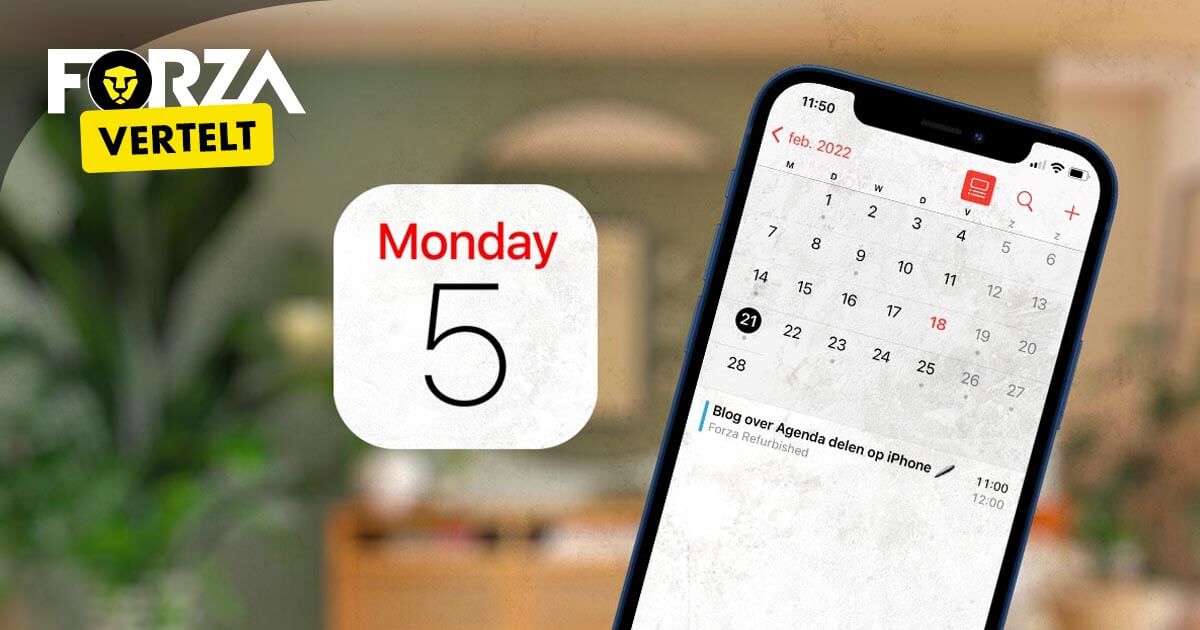 Agenda delen op iPhone, dit zijn de mogelijkheden!