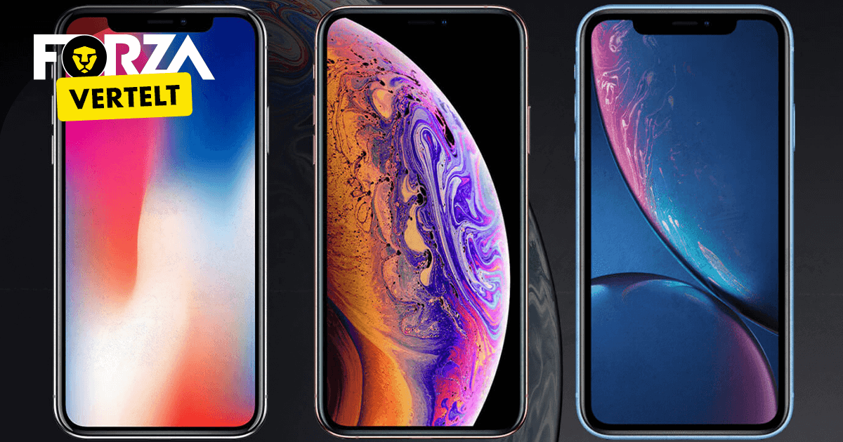 iPhone X, XR, XS: vergelijken met appels