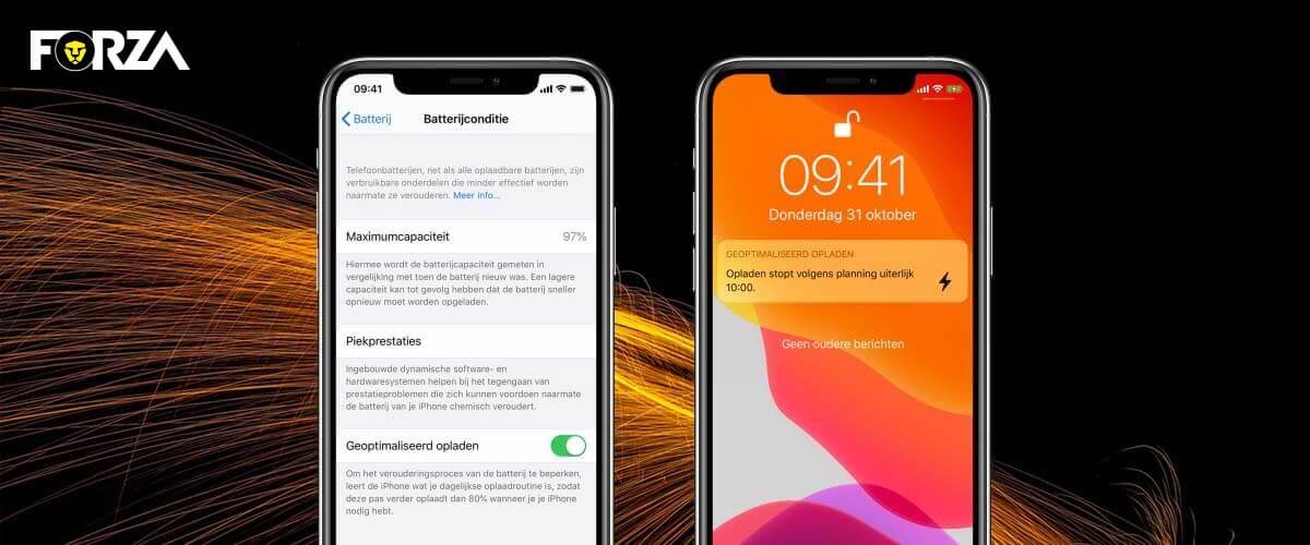 iPhone geoptimaliseerd opladen functie