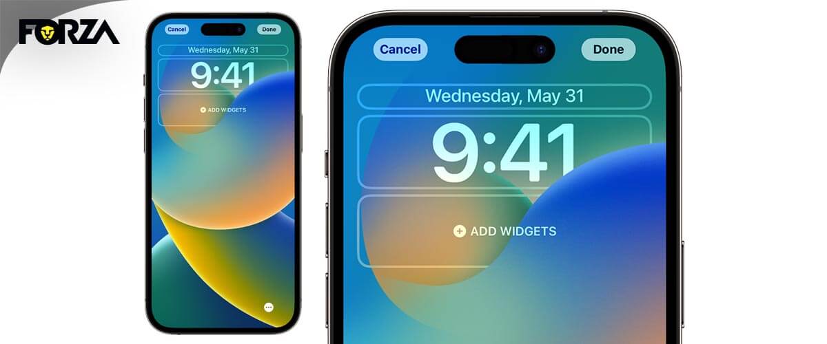 toegangsscherm iphone aanpassen widgets